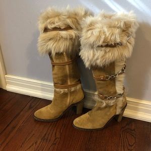 COACH Jessica boots, suede size 7